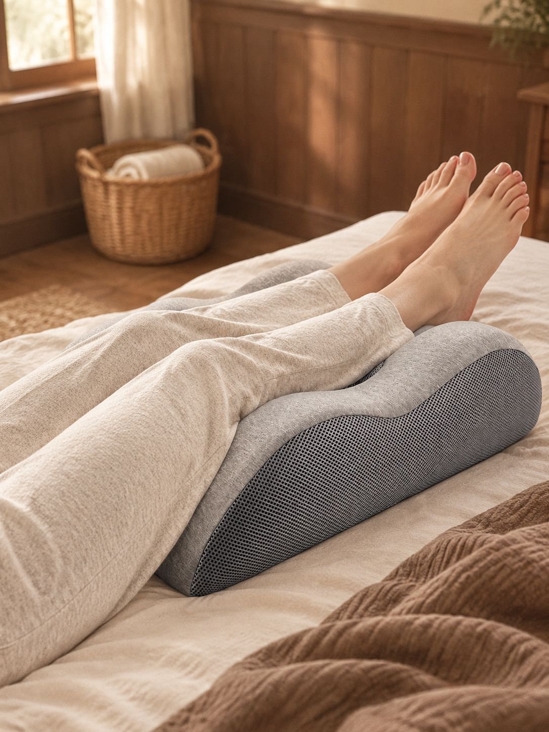 Footrest pillow, leg support pillow, footrest pillow, pregnancy mat, bed pad, lower limb elevating p