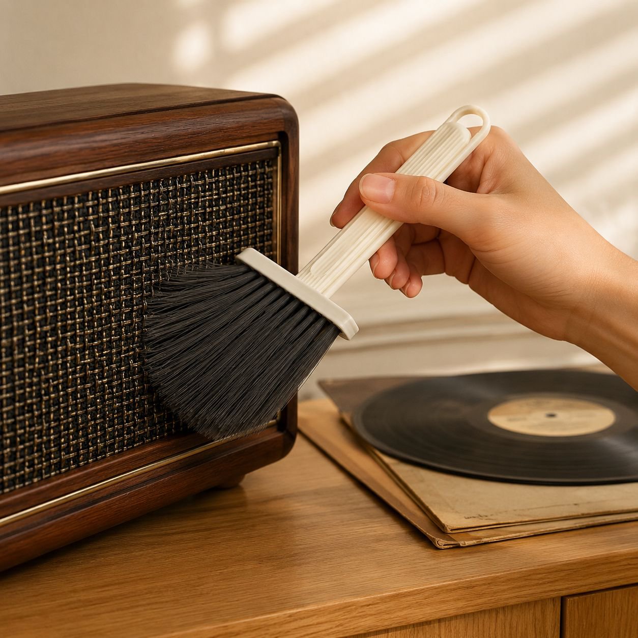 Nettoyage facile des espaces étroits avec la brosse