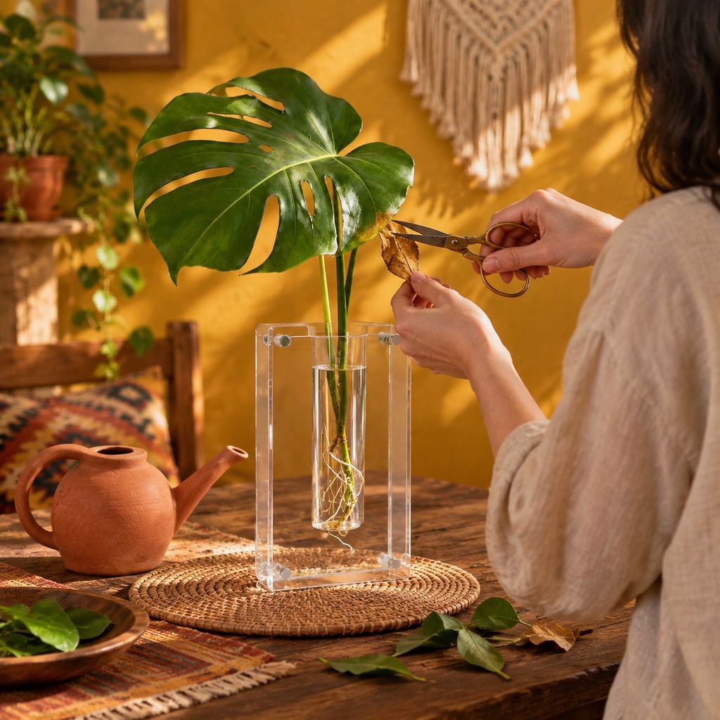 Maceta de agua para flores