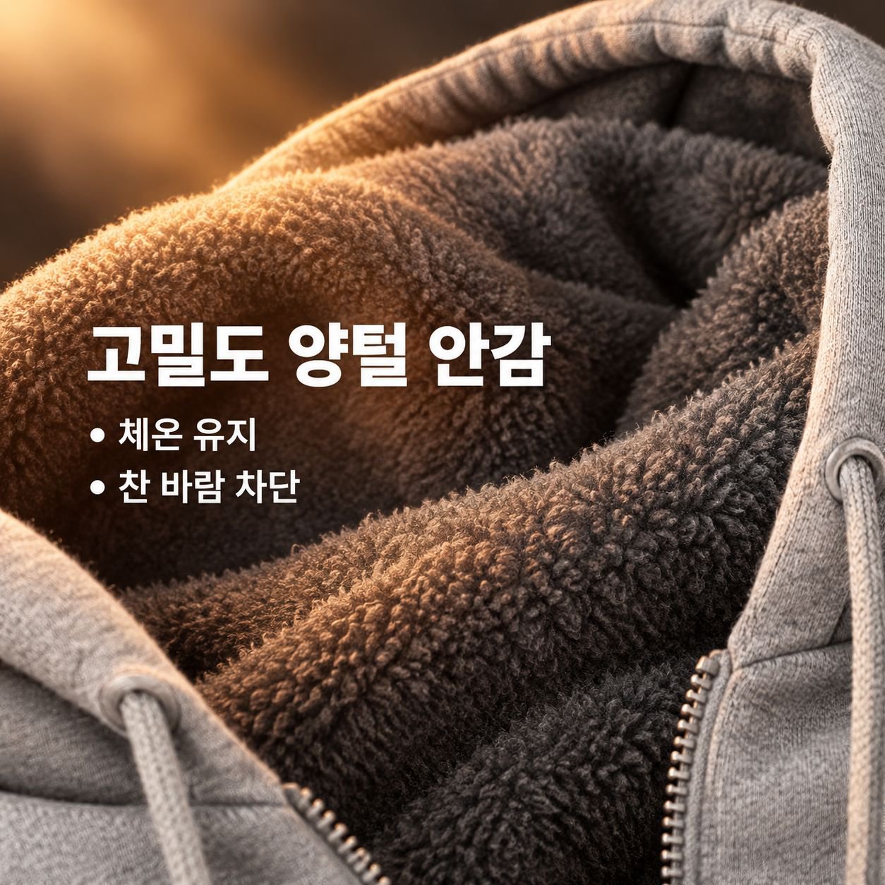 남성용 후드 스웨트셔츠 가디건