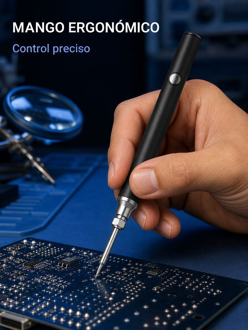 Soldador portátil mini recargable por USB kit de lápiz de soldar para uso doméstico