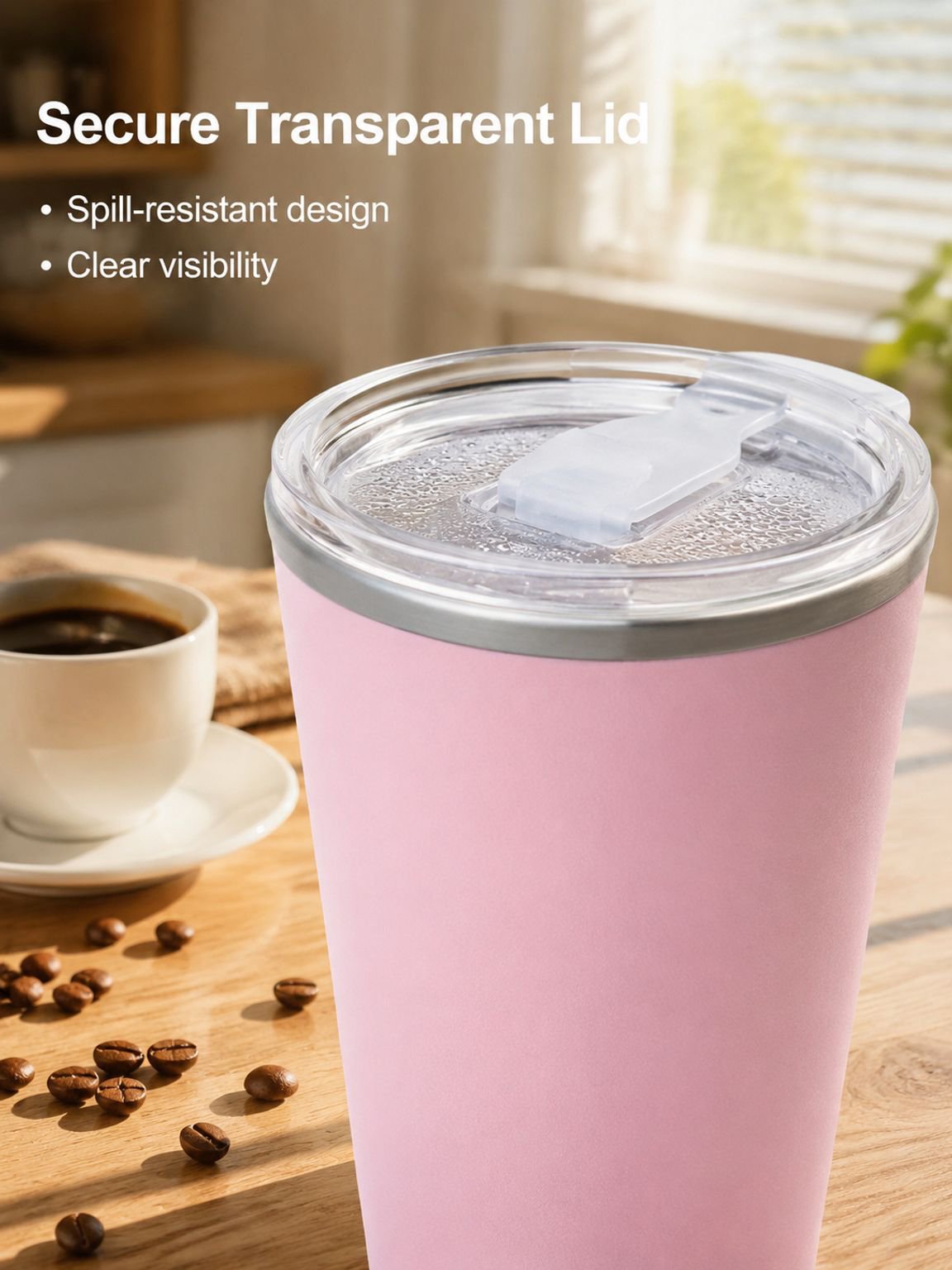 double wall cooling cup for iced beverages and frozen drinks