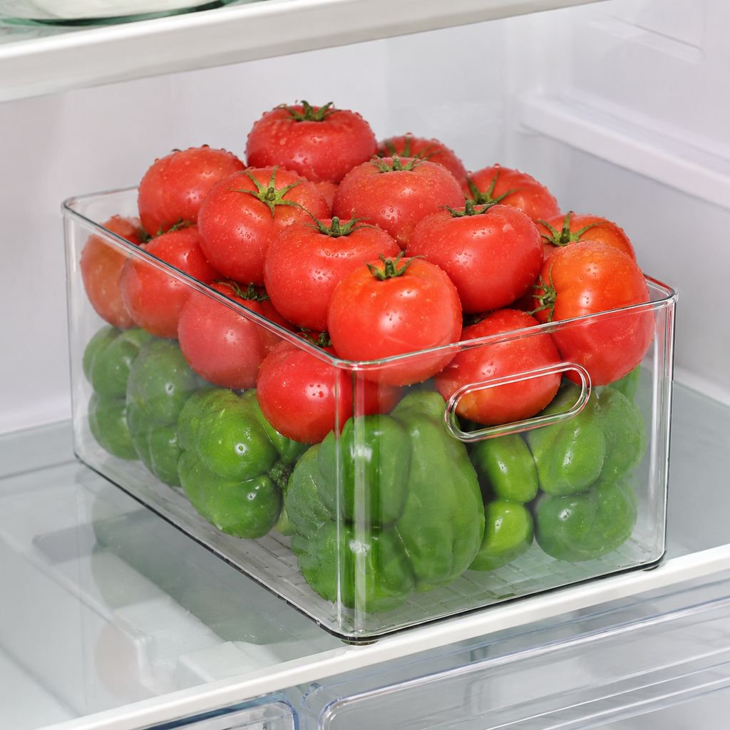 冷凍室専用仕切り収納バスケット 野菜・果物整理カゴ