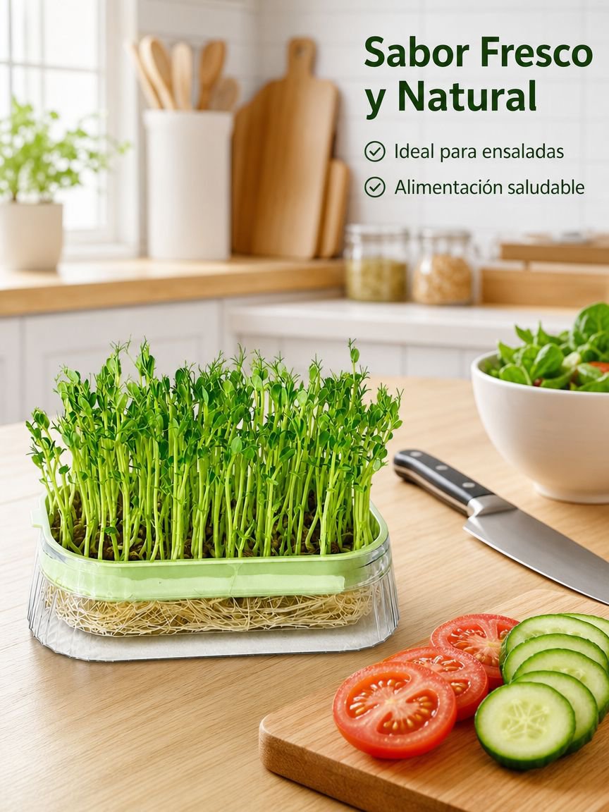 Caja hidropónica para germinación de brotes