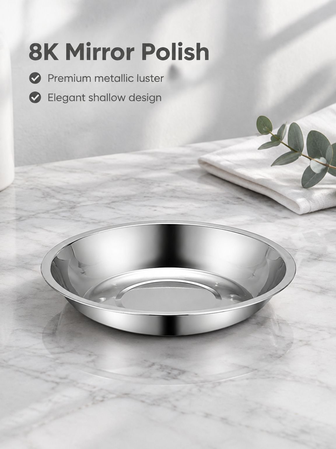 Stainless steel tray