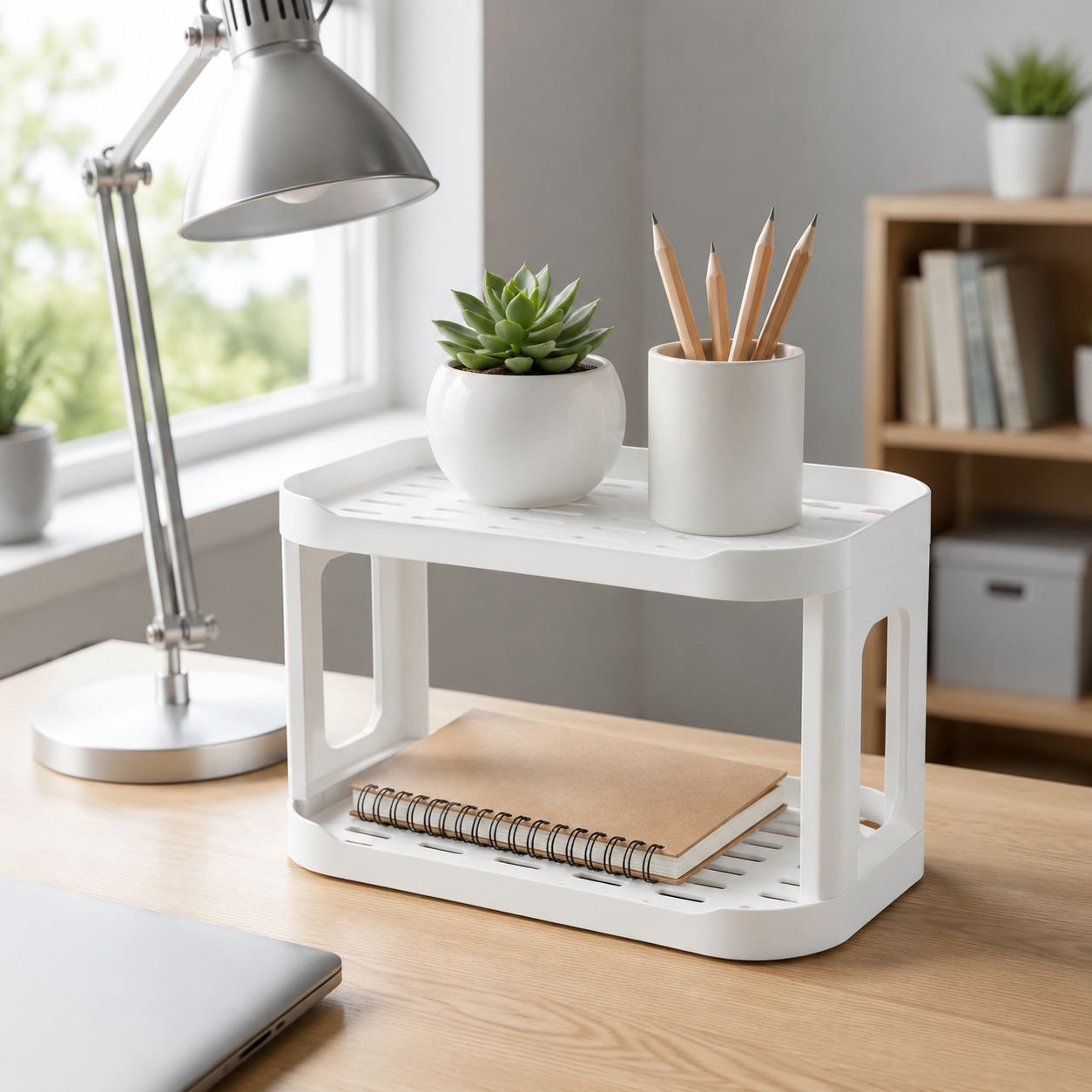 Desktop Simple Double-layer Storage Rack