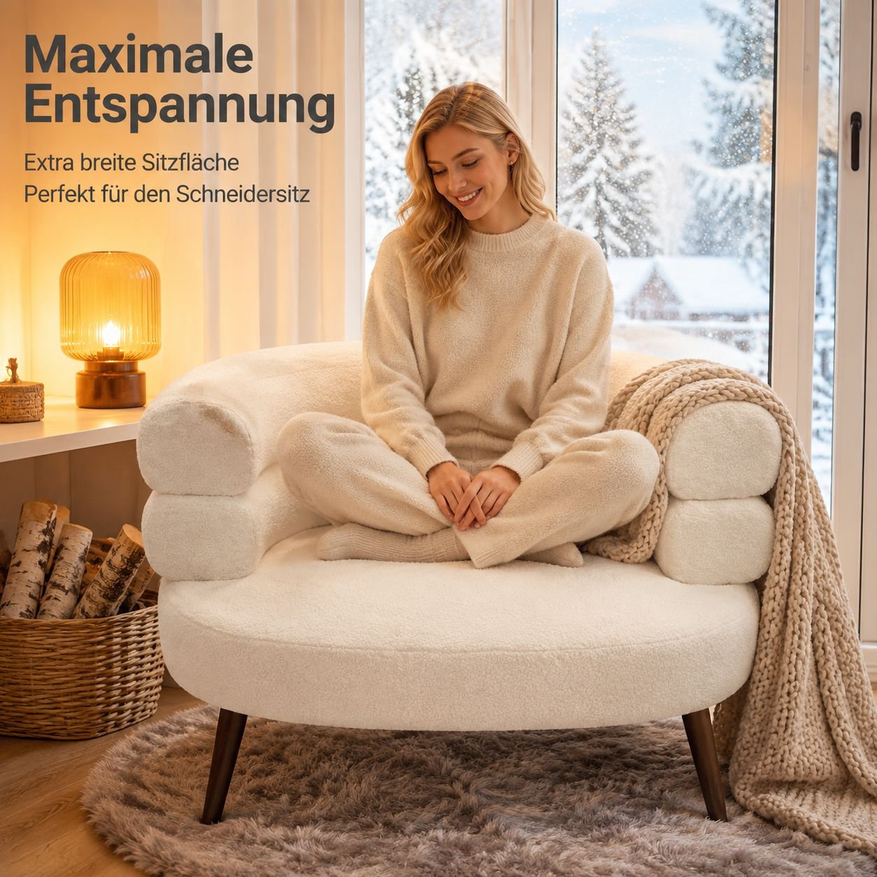 Bequemer, geschlossener Sessel