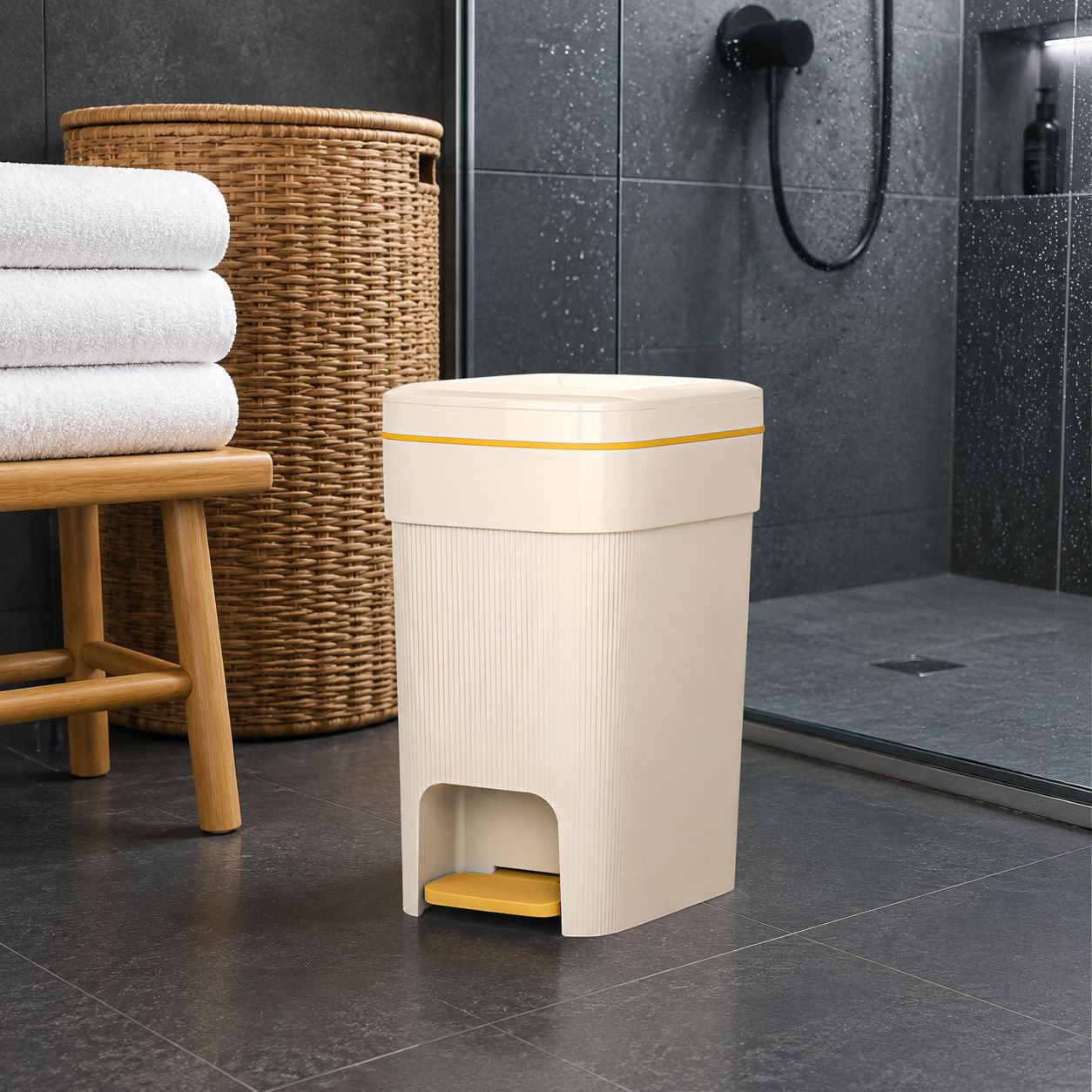 Elegant trash bin design for modern homes
