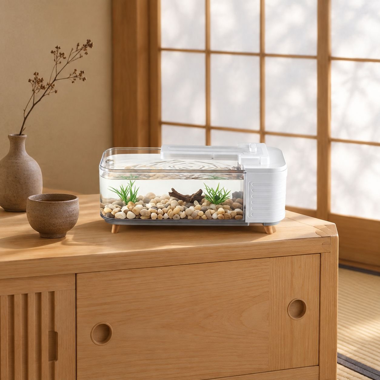 ギフトラッピングされた加湿器