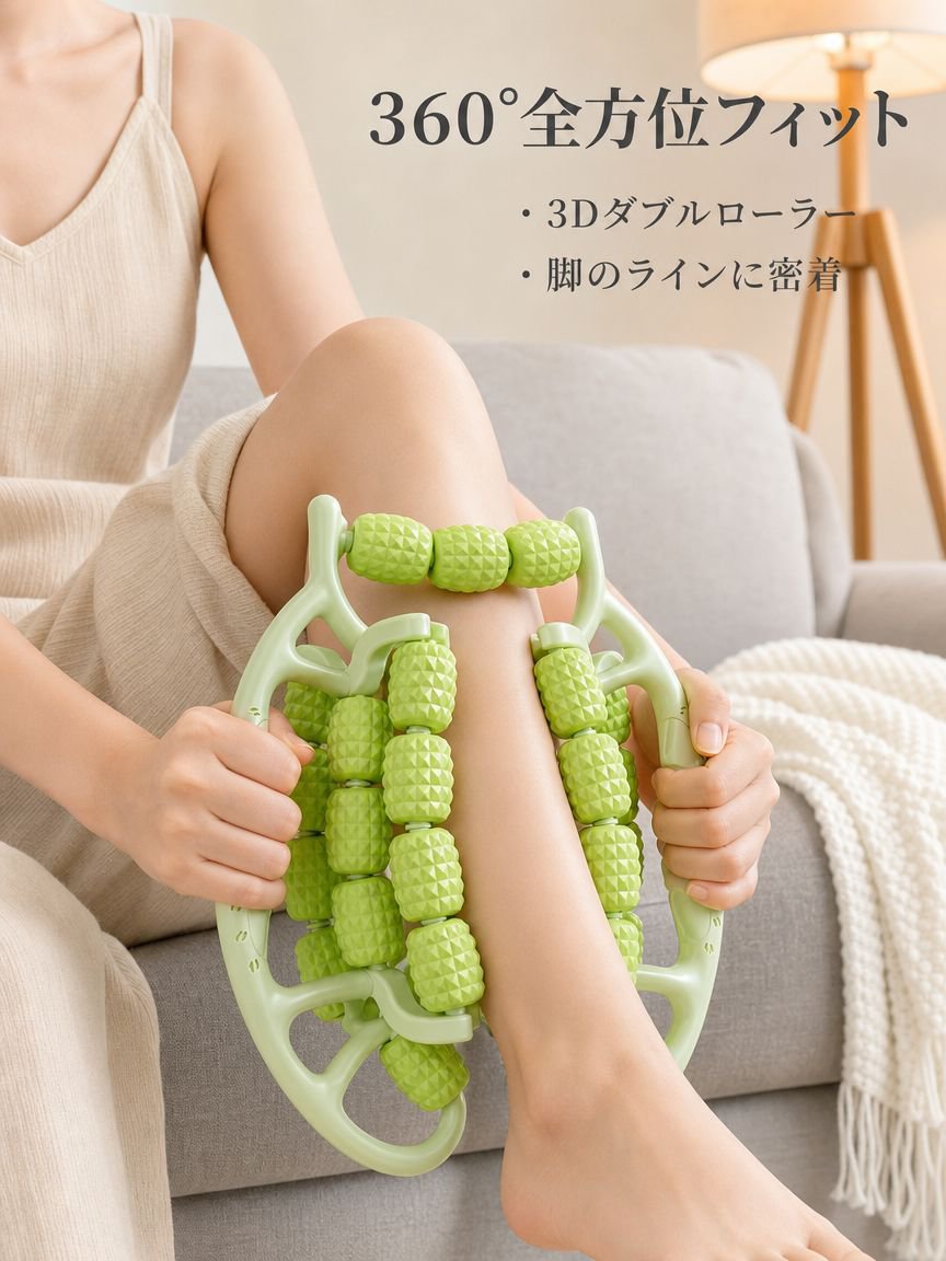 リングタイプレッグマッサージローラー