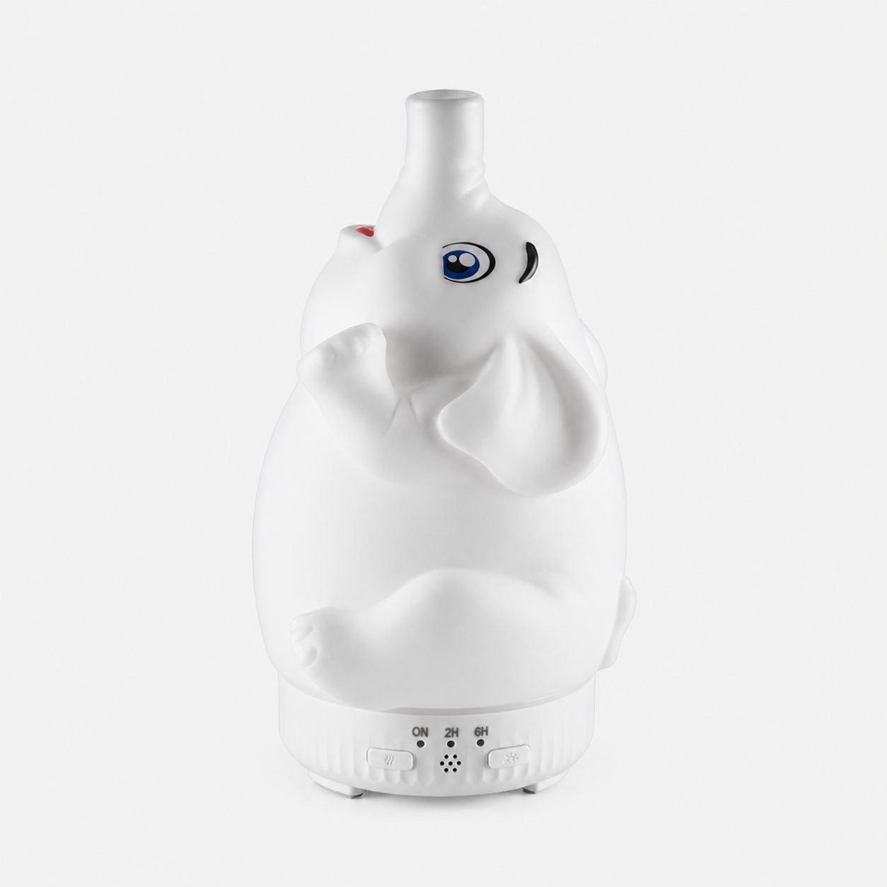 2026年新型回転式象型アロマディフューザー（7色ライトとクラゲ型保湿剤付き） - 静音・コンパクト