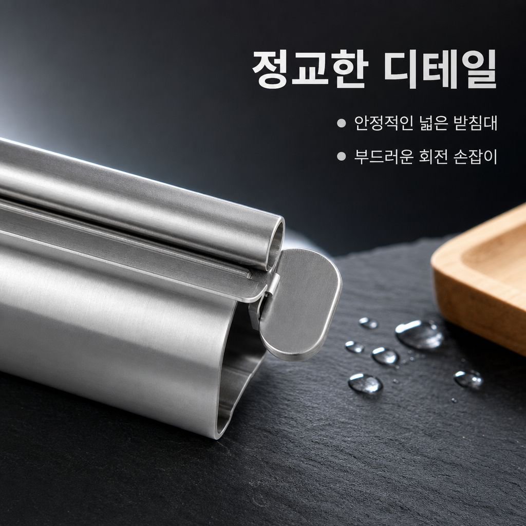 가정용 스테인리스 수동 치약 짜개 게으른 홀더