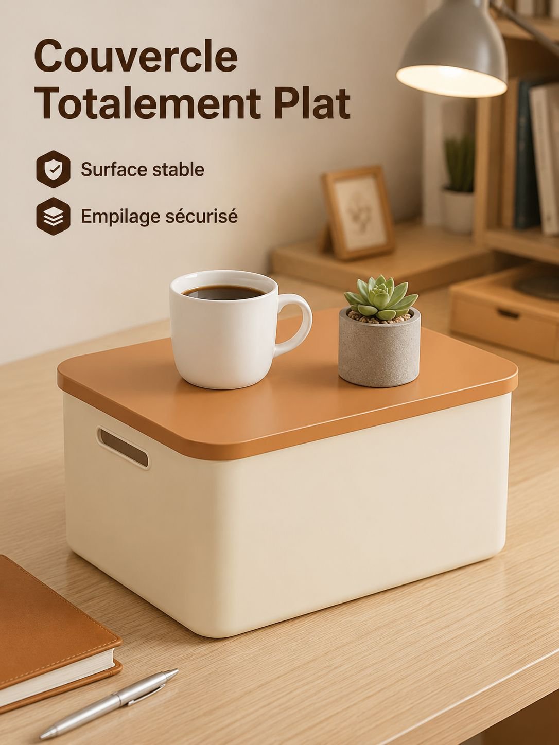 Boîte de rangement robuste et durable pour organisateurs