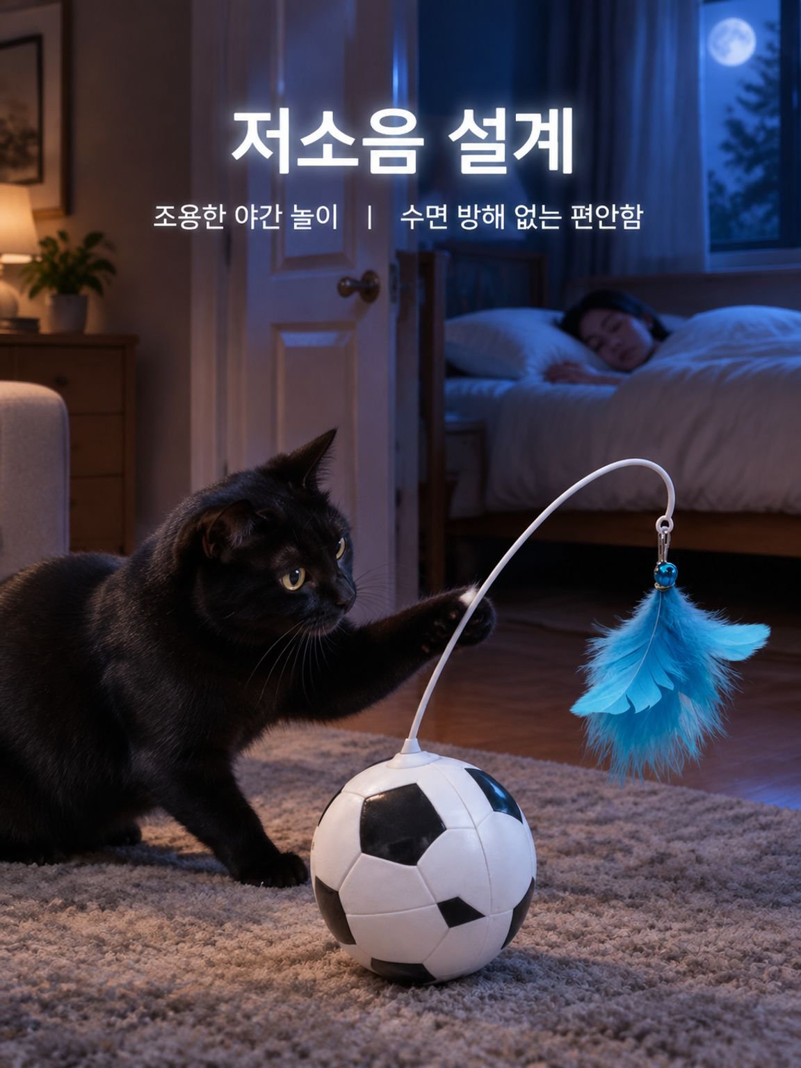재미있는 고양이 장난감 막대