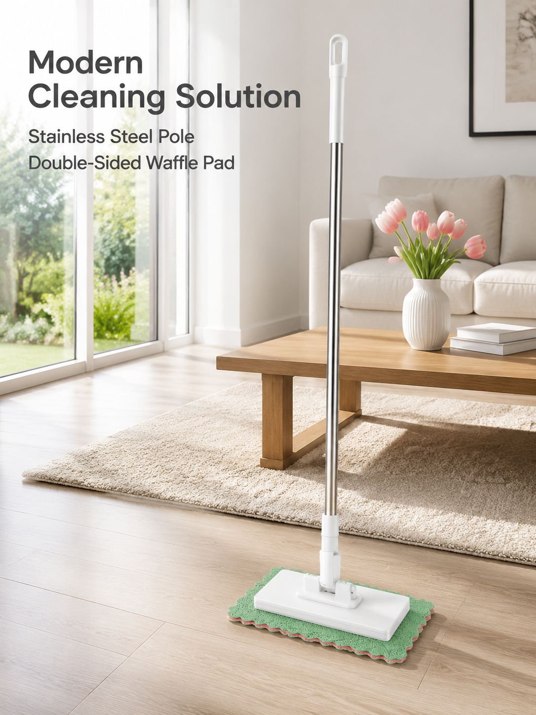 Automatic Spin Mop with Face Towel Holder