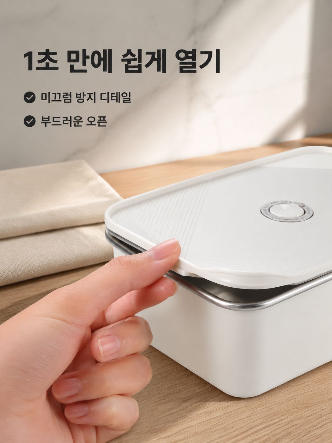 스테인리스강 항균 밀봉 신선함