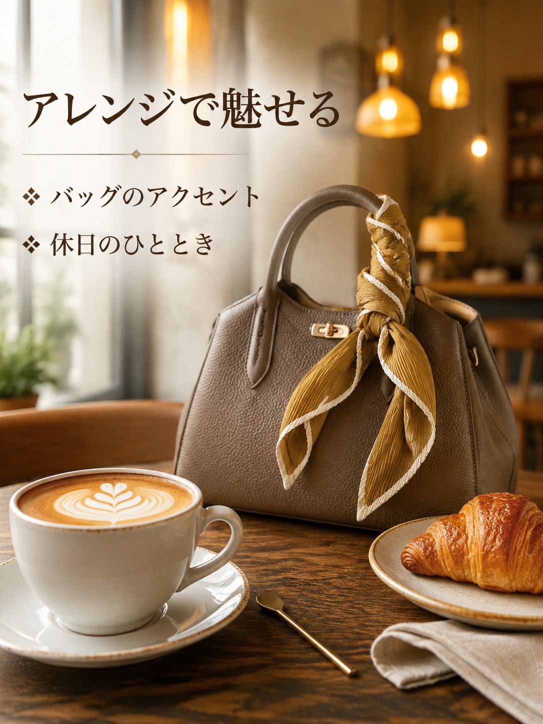女性用ソフトスクエアシルクスカーフ