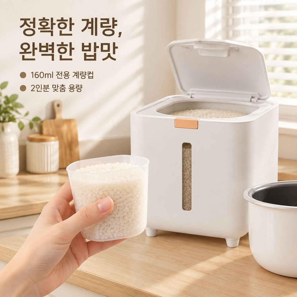 식품 등급 밀폐형 곡물 보관 용기