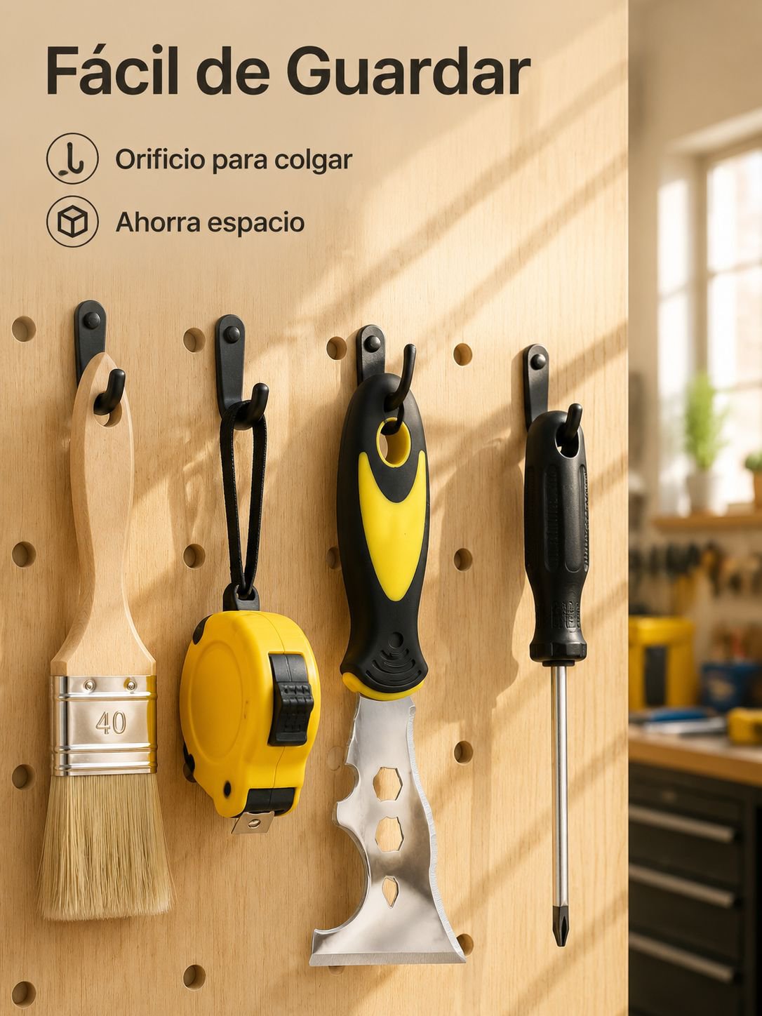 Raspador de limpieza de acero inoxidable