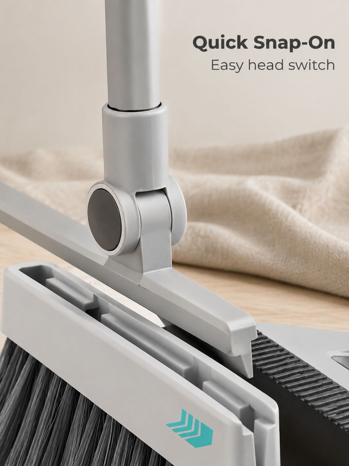Portable mini broom and dustpan set for kitchen cleaning