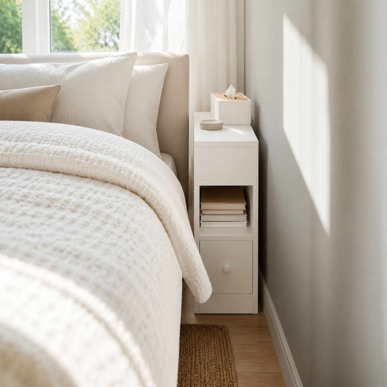 Home Simple Bedside Storage Cabinet Bedroom Drawer Unit