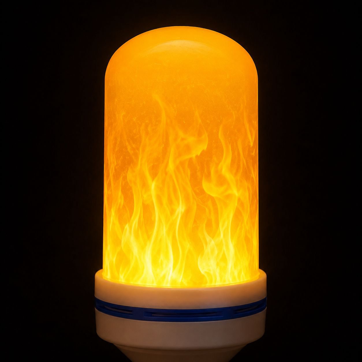 リアルな炎効果を再現したLEDライト