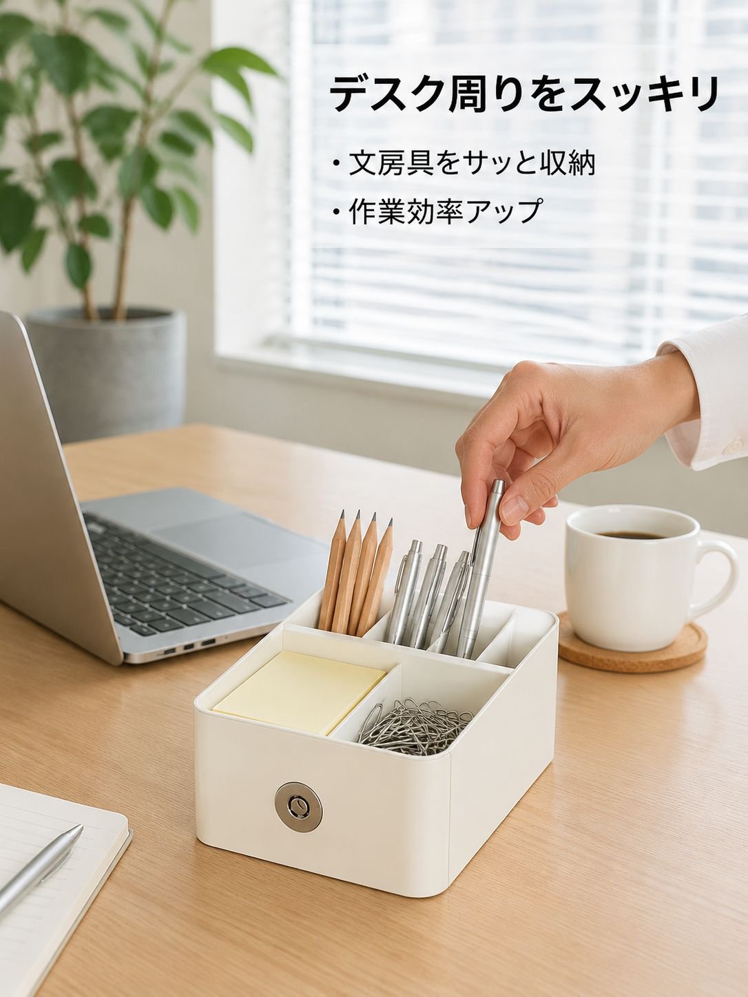 多目的デスクトップ引き出し収納ボックス