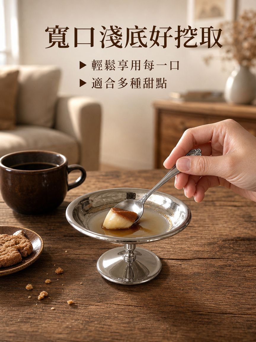 不鏽鋼高腳甜點杯