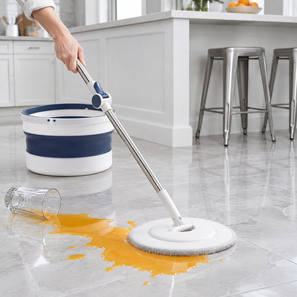 Multifunctional Rotatable Foldable Mop