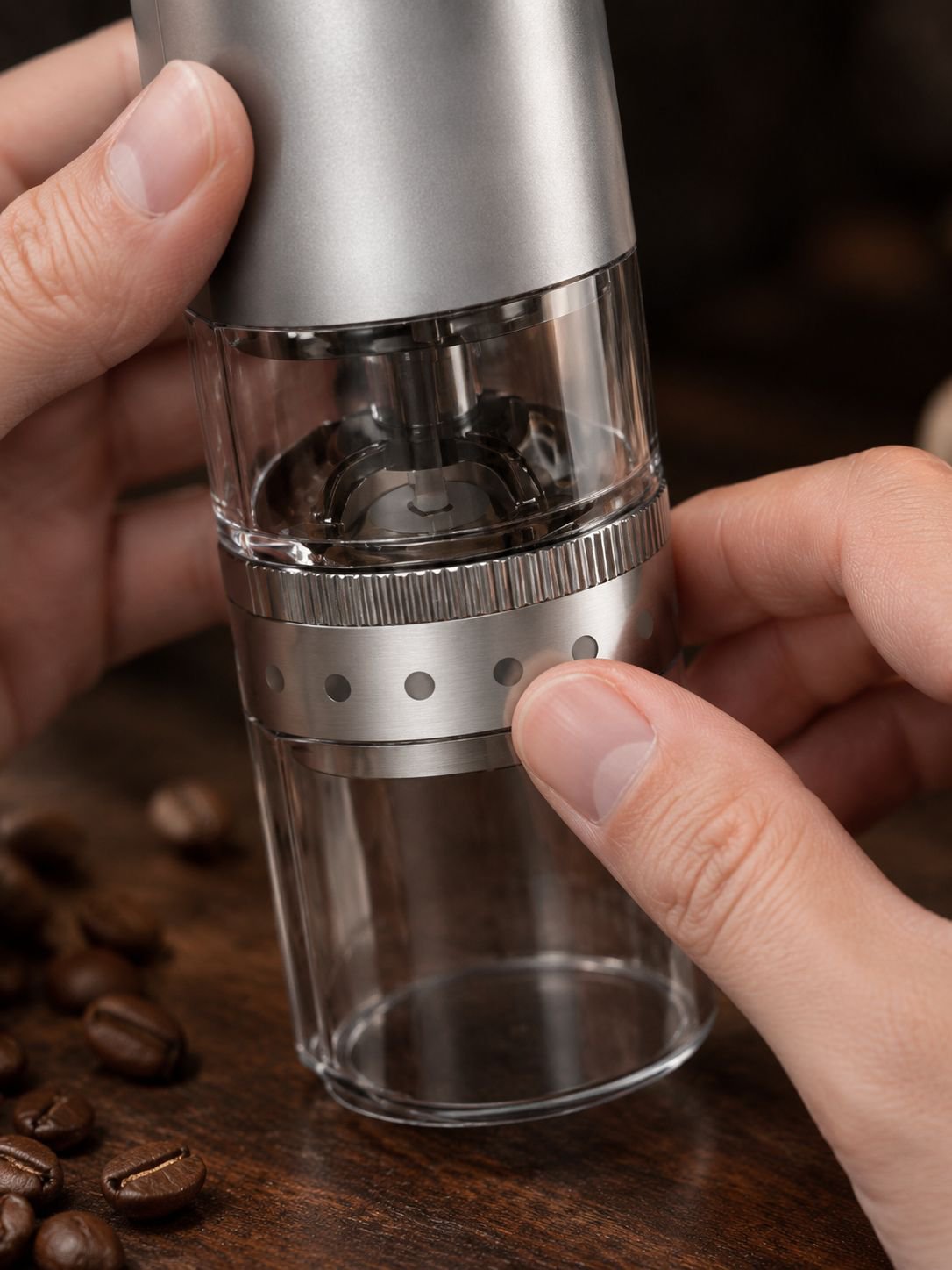 Automatische Kaffeemühle mit Mahlgradeinstellung