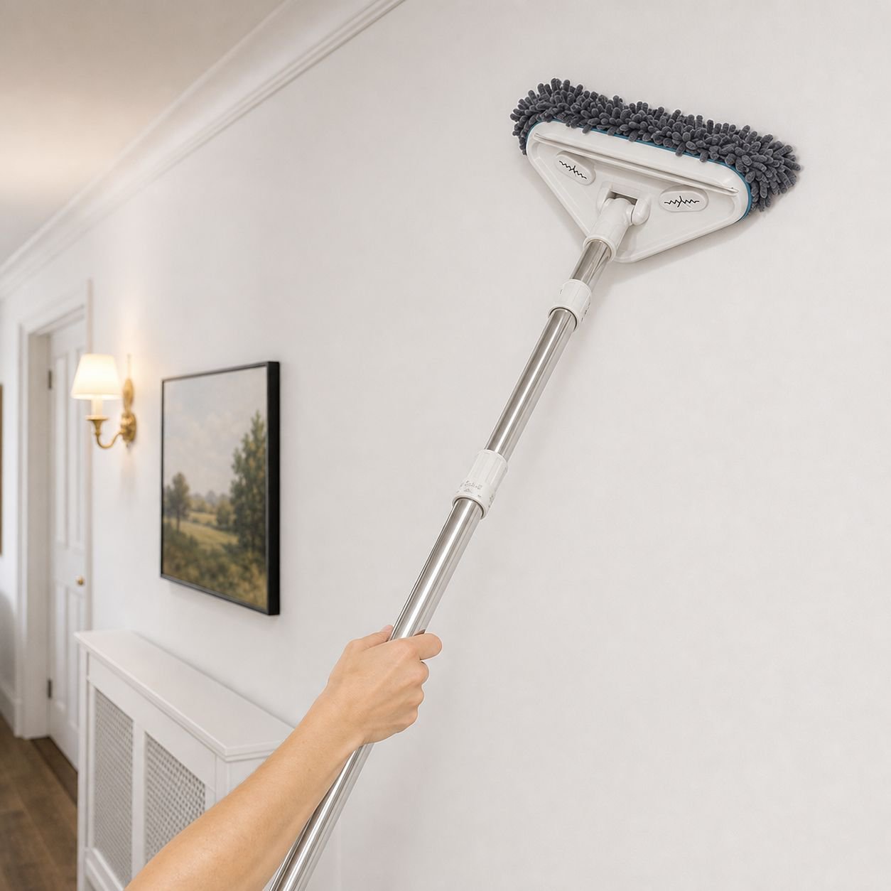 Adjustable handle mop cleaning high ceiling