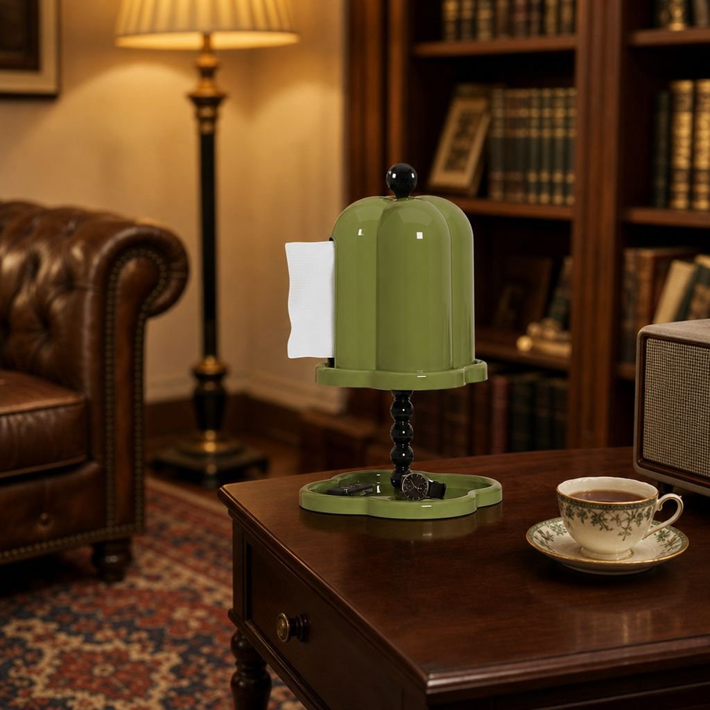 Decorative vintage tissue box for home or office
