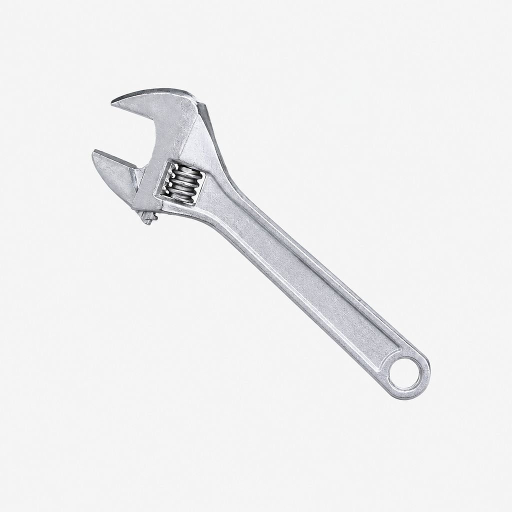 Industrial Grade Anti-slip Rubber Coated Wide Jaw Adjustable Wrench, Multi-use, Wholesale