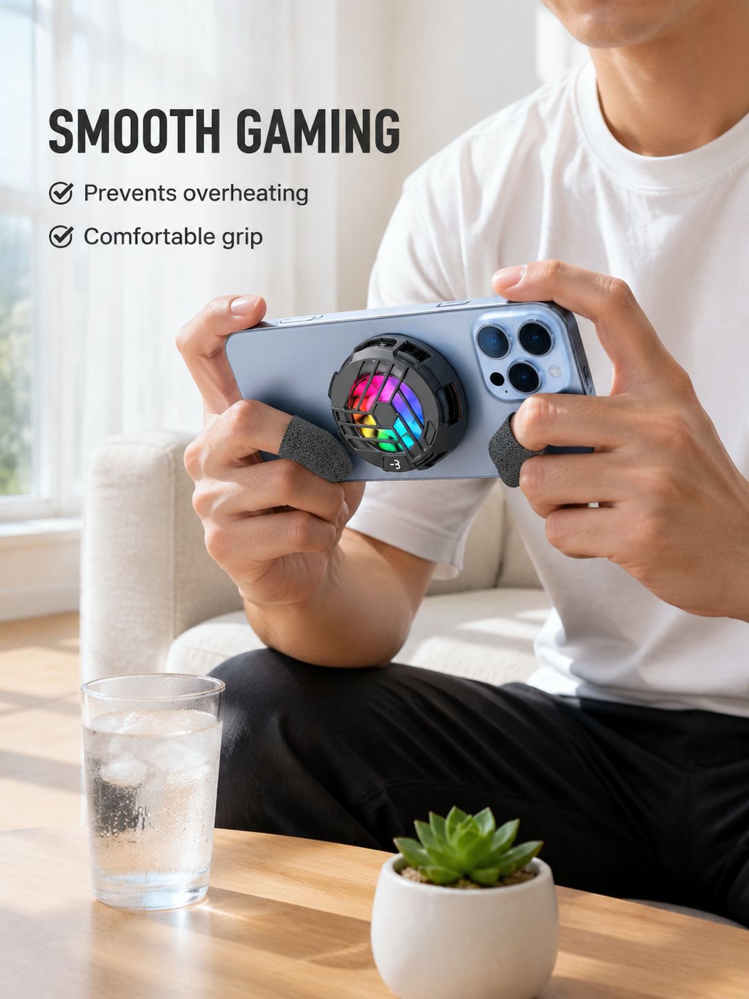 Magnetic Clip-on Phone Cooler