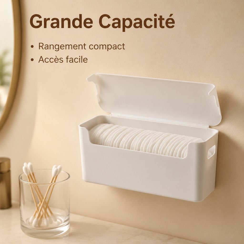 Boîte de rangement murale simple pour salle de bain