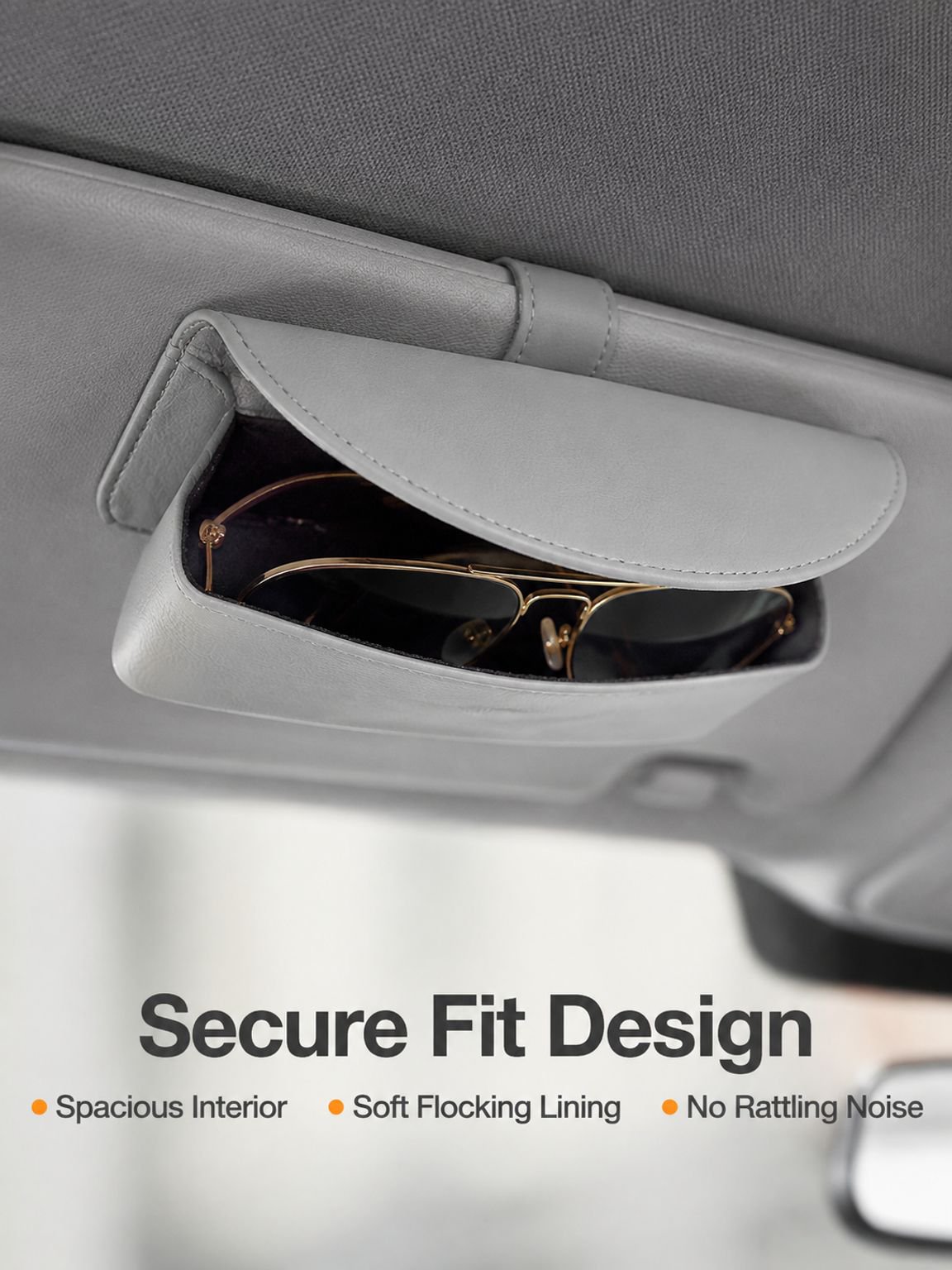 Car sun visor glasses clip