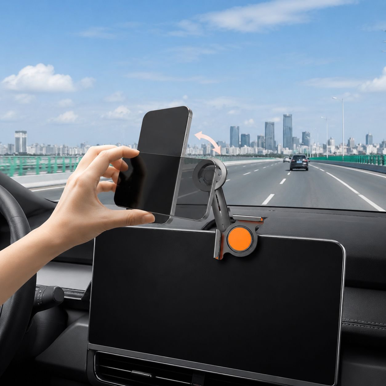 Multi-functional Magnetic Car Mount, Suitable for Various Vehicles