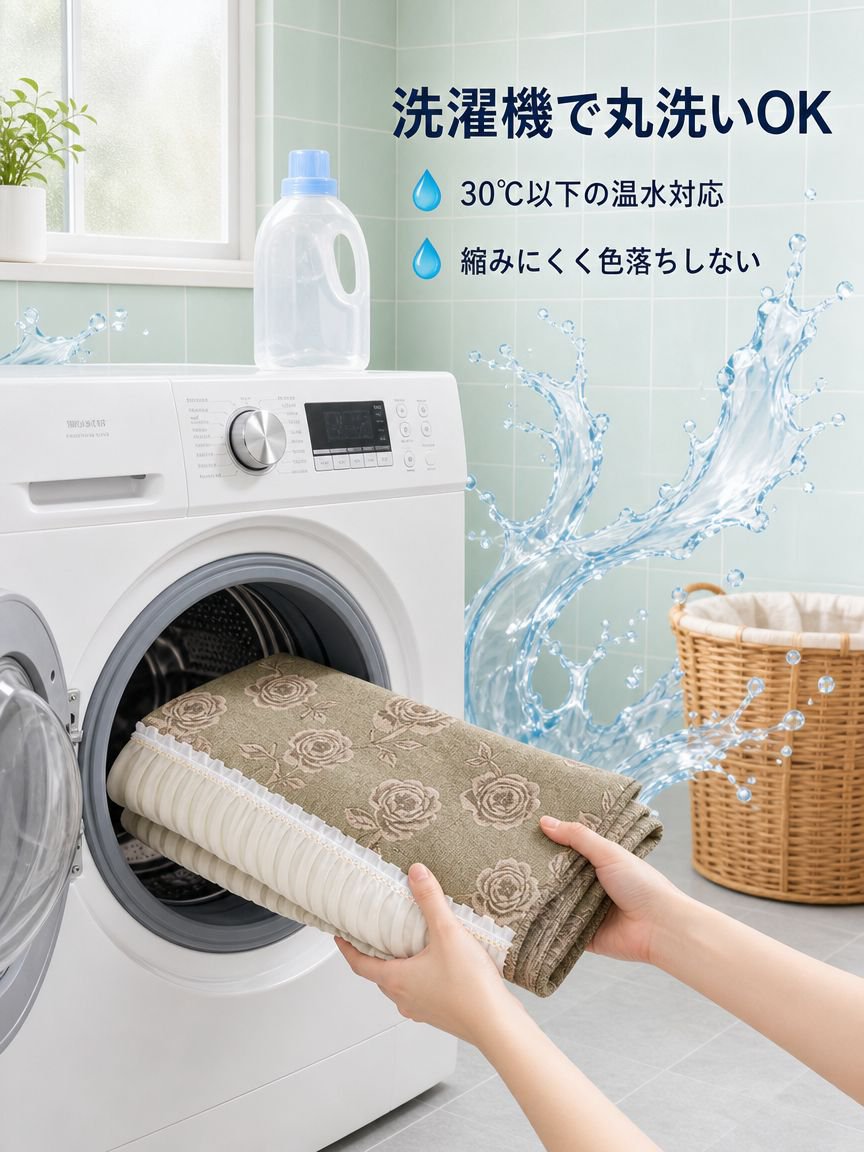 スカート付き滑り止め座布団