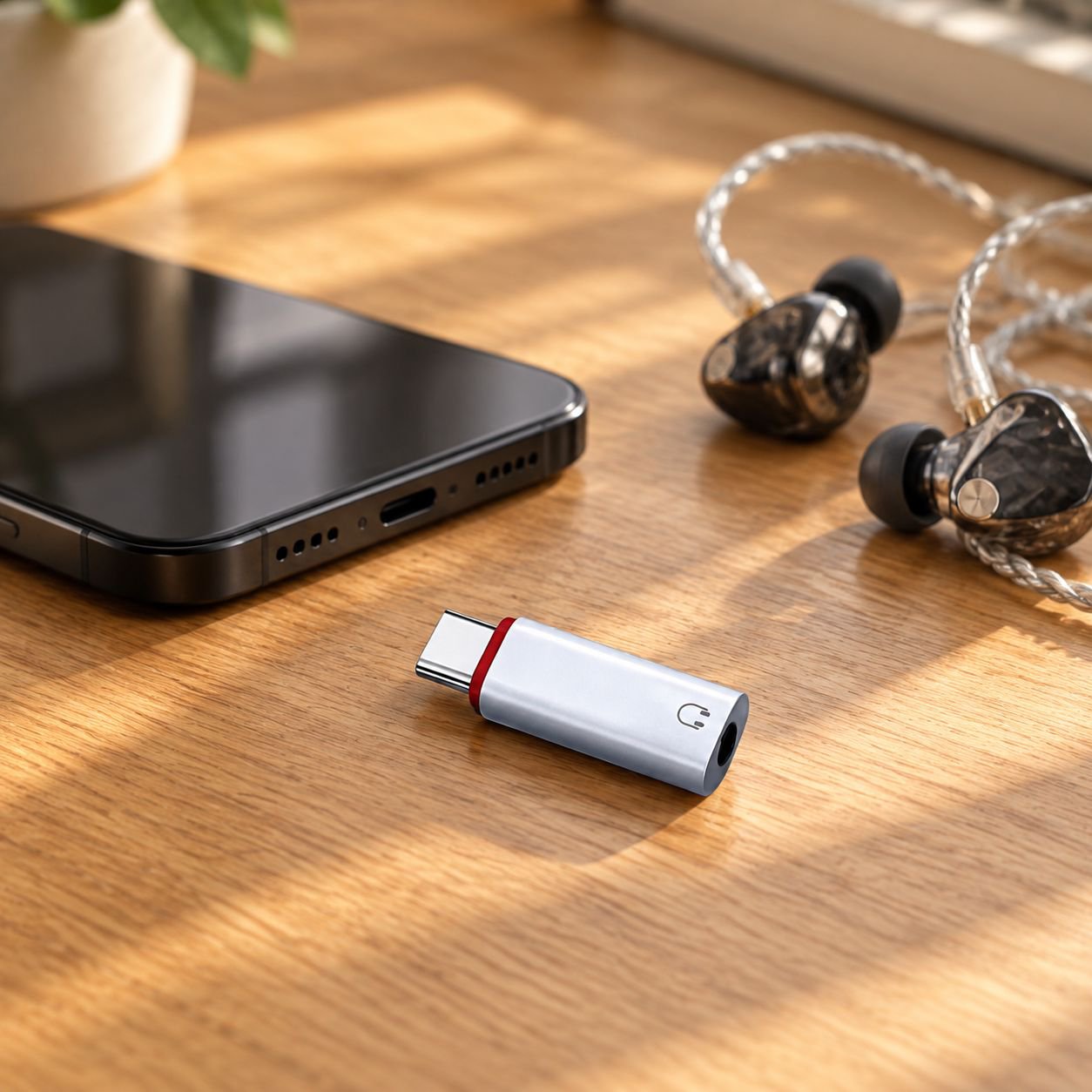 type-c adapter to 3.5mm earphone line DAC digital chip for Samsung Xiaomi Huawei and other mobile ph