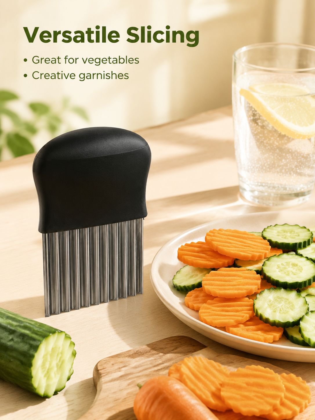 Stainless Steel Wavy Potato Cutter