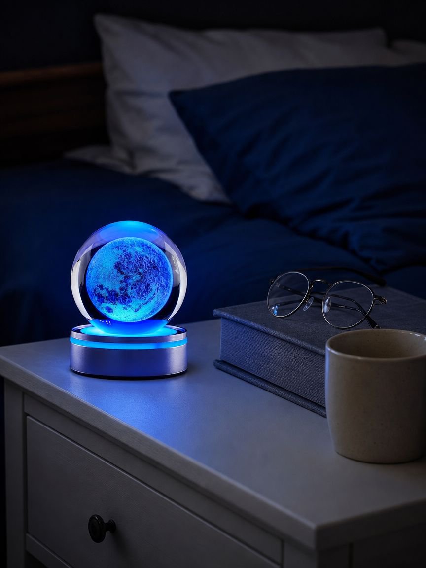 Gift-worthy starry sky crystal ball for office