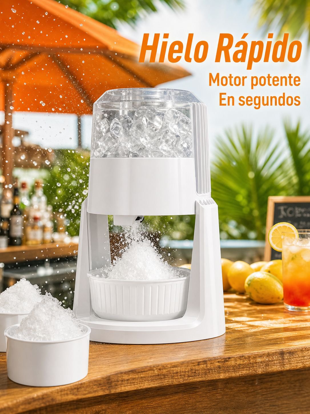 Máquina de Hielo Raspado Automática de Doble Velocidad