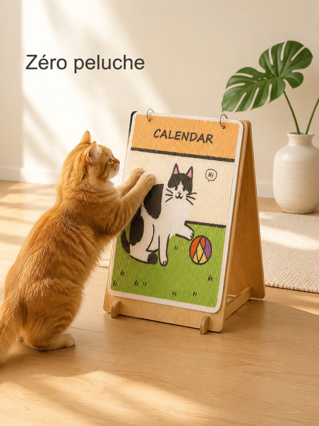 giipet - Griffoir calendrier pour chat - Ne perd pas de peluches