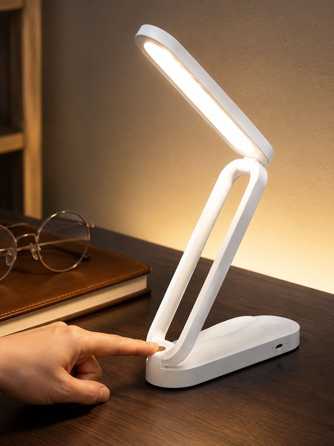 Lámpara recargable e iluminación eficiente para dormitorios