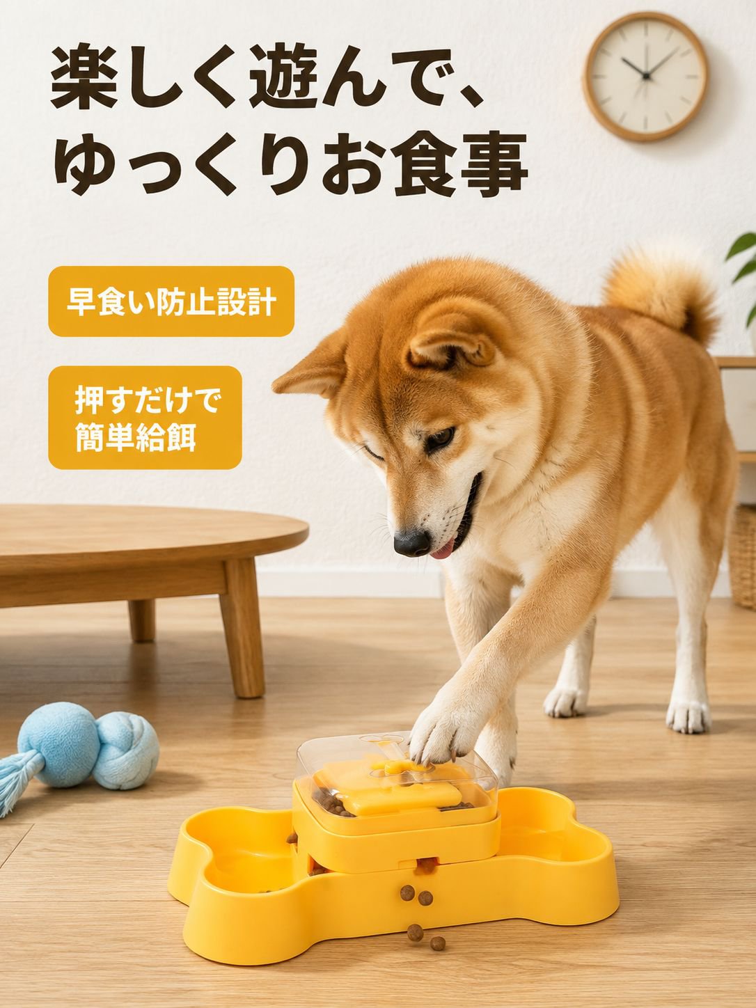 ペット押下自動給餌器
