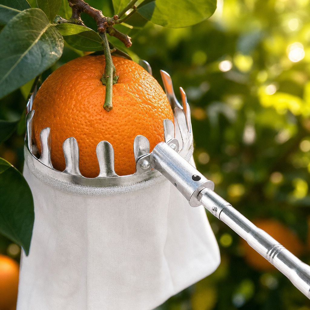 Recolector de frutas telescópico aéreo herramienta de jardinería