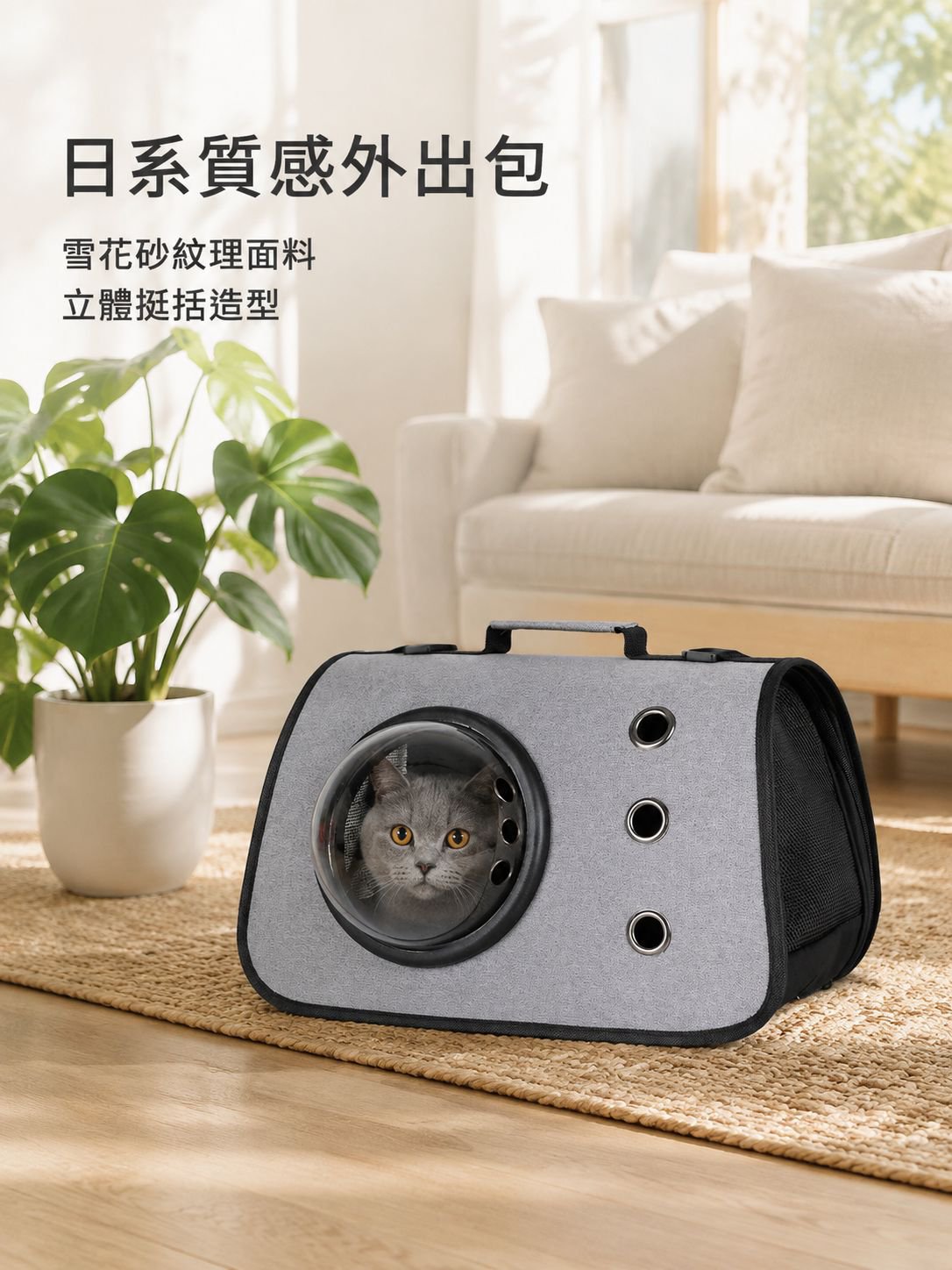휴대용 접이식 고양이 외출 가방