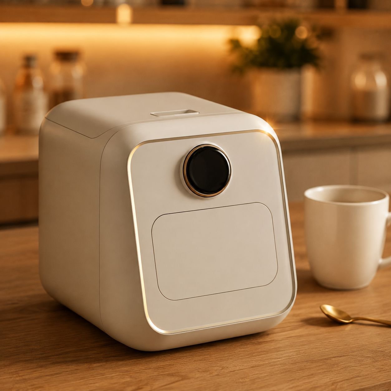 Cubo de arroz fácil de usar con una mano