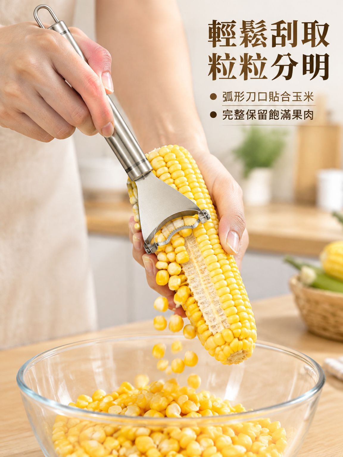 多功能玉米剝皮器廚房用具