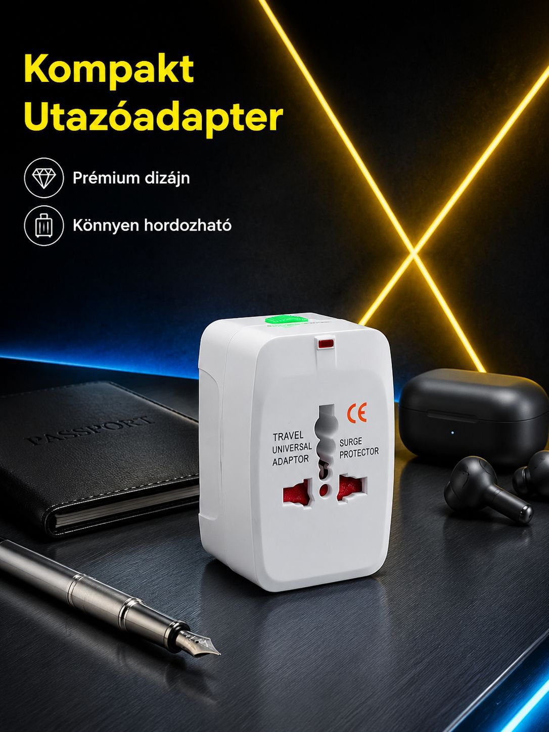 Multifunkcionális univerzális konnektor és adapter